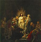 Rembrandt The Incredulity of St. Thomas painting